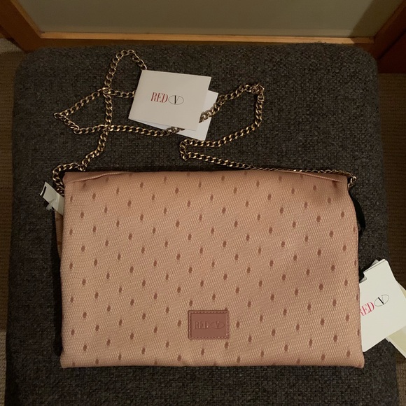 Lace fabric clutch Rose & Rose Beige RedValentino - Picture 7 of 10